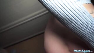 Public Agent Hot Golden-Haired mother I'd like to fuck from Germany give great outdoor oral job