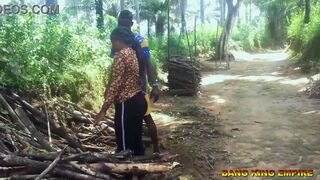 CHARMING SEX ADDICTED AFRO GAL BANG HARDCORE BBC WANG ON VILLAGE ROAD