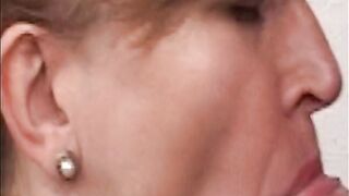 An old German woman gets smashed by some hard dicks