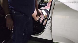 Met a stranger at night in the parking lot, let him rubbed my cunt beneath my costume & banged me