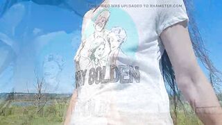 Longpussy, walk at a Public Park in Heels with a Biggest, Full Diaper after a Lengthy Drive and my Evening Shower previous to my Snatch gets