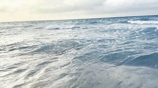 Monika Fox Swims In Atlantic Ocean And Positions Nude On A Public Beach In Cuba