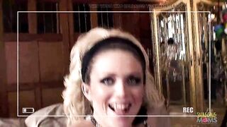 Overweight golden-haired angel and her brunette hair ally crave 2 unbending rods