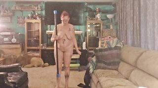 GILFJai does nude stick aerobics