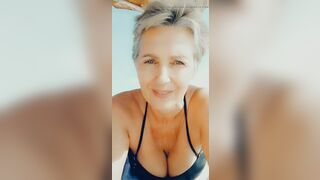 Always pleased and mischievous hawt housewife Lukerya is relaxing on a deserted beach.