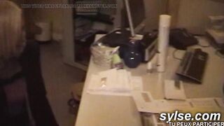 Dildos between girlfriends in the sauna