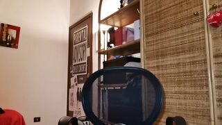 Large farts for this large curly butt Italian stepmom