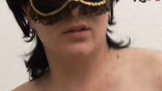 Hawt uninhibited sex lover Morgana with large natural melons and hirsute vagina in scene 03 from movie scene L'amica perversa