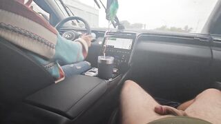 Serf gets cbt and duck used as ashtray on car ride