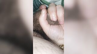 Step mamma gives a tugjob treat to step son on his birthday