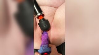 big beautiful woman mother I'd like to fuck Gets Banged With Monster Sextoy
