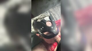 I screwed Cat-woman and fed her with my cum! Slowmotion!