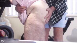 I love to play with with Gran's large, soft bum.