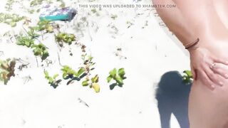 Teasing a stranger that babe didn't await anal creampie