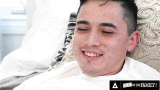 OUT OF THE FAMILY - Nasty Stepmom Loves Watching Her Stepdaughter Suck And Get A Sticky Facial