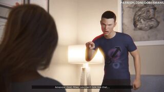 DobermanS - Interracial Anal Team Fuck with a Cheating Wife & a CUCKOLD - Amanda 13