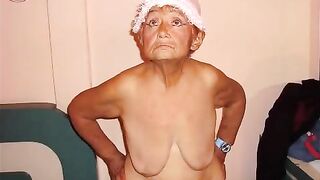 Messy minded grannies are posing undressed in front of the camera and widening up to show vaginas