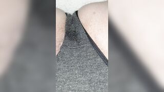 P1SSQUEEN Gets Her Pants Moist with her Body Wand then Soaks 'em in her couch