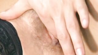 Amazing German woman likes cum all over her natural boobies