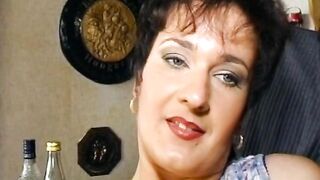 Curvy German lady gets drilled hard after a scarcely any drinks