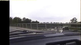 Bank Manager Mrs Elizabeth Hogben's undressed drive throughout England's countryside.