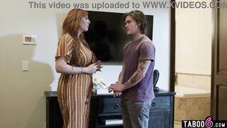 Angry biggest boobs stepmom Lauren Phillips disciplines her stepson