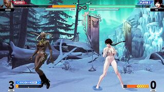 The King of Fighters XV - Dolores Stripped Game Play [18+] KOF Undressed mod