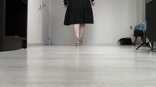 ASMR. The sound of heels. Mother I'd Like To Fuck in high heels.