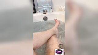 big beautiful woman Stepmom mother I'd like to fuck lengthy legs and foot fetish in the tub