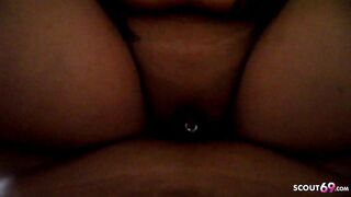 STEPSON WAKES UP GERMAN MAMMA AND SEDUCES HER TO BANG ON VACATION