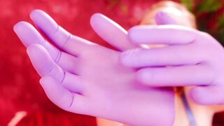 ASMR episode: medical gloves sounds, snaps, teasing (Arya Grander)