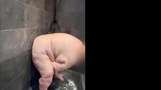 big beautiful woman doggie sex-toy masturbation with OohhLizzyBBW