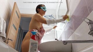 Amateur brunette hair wife with large butt, large boobs and large teats ???? Hawt Latin babe unshaved snatch