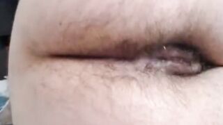 Older Mommy with hirsute snatch and butt