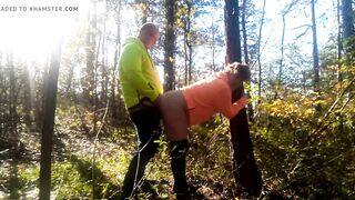 Mein geiler Hengst fickt mit im Wald