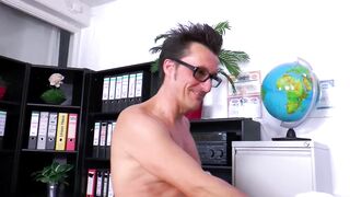 Sexy secretary mother i'd like to fuck in ebony nylons hard banged in office