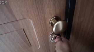 StepMom is Shocked when that babe sees StepSon's Jock!