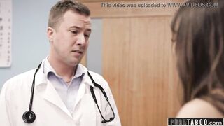 Lewd Preggy Wife Gets Creampied by two Different Boys at Doctors Office