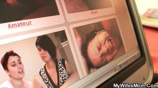 MYWIFESMOM - My girlfriends mama is lascivious old wench!