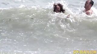 SPY BEACH - Older Stripped Beach Voyeur Mother I'd Like To Fuck Amateur Close Up Snatch