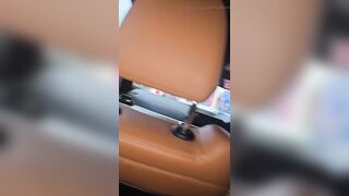 Step mommy pulled out blanket and tugjob step son in the car whilst spouse put petrol