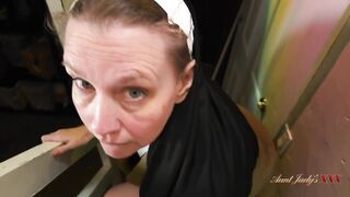 Aunt Judy's XXX - Breasty Older Autumn is a Nasty Sexually excited Nun