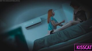 S3e4: Stepmom Shocked When Stepson Cum in Stepdaughter During the time that Share Daybed Sex