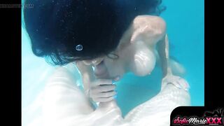 Sofie Marie Cunt Filled With Cum After Underwater Banging