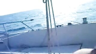 Enormous cum showers during Our Boat holiday