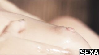 See lesbo cuties oil every other up for hawt trio