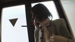 Aged oriental housewife gets torture