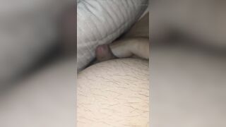 Step mama hand slide into step son ramrod making her vagina juicy