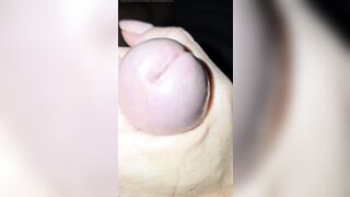 Experimenting with different sounds in his large ramrod