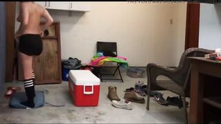 Real Homemade Gloryhole wife removes cock-sock from stranger